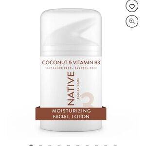 Native Coconut & Niacinamide Moisturizing Facial Lotion, Normal/Dry Skin Type
